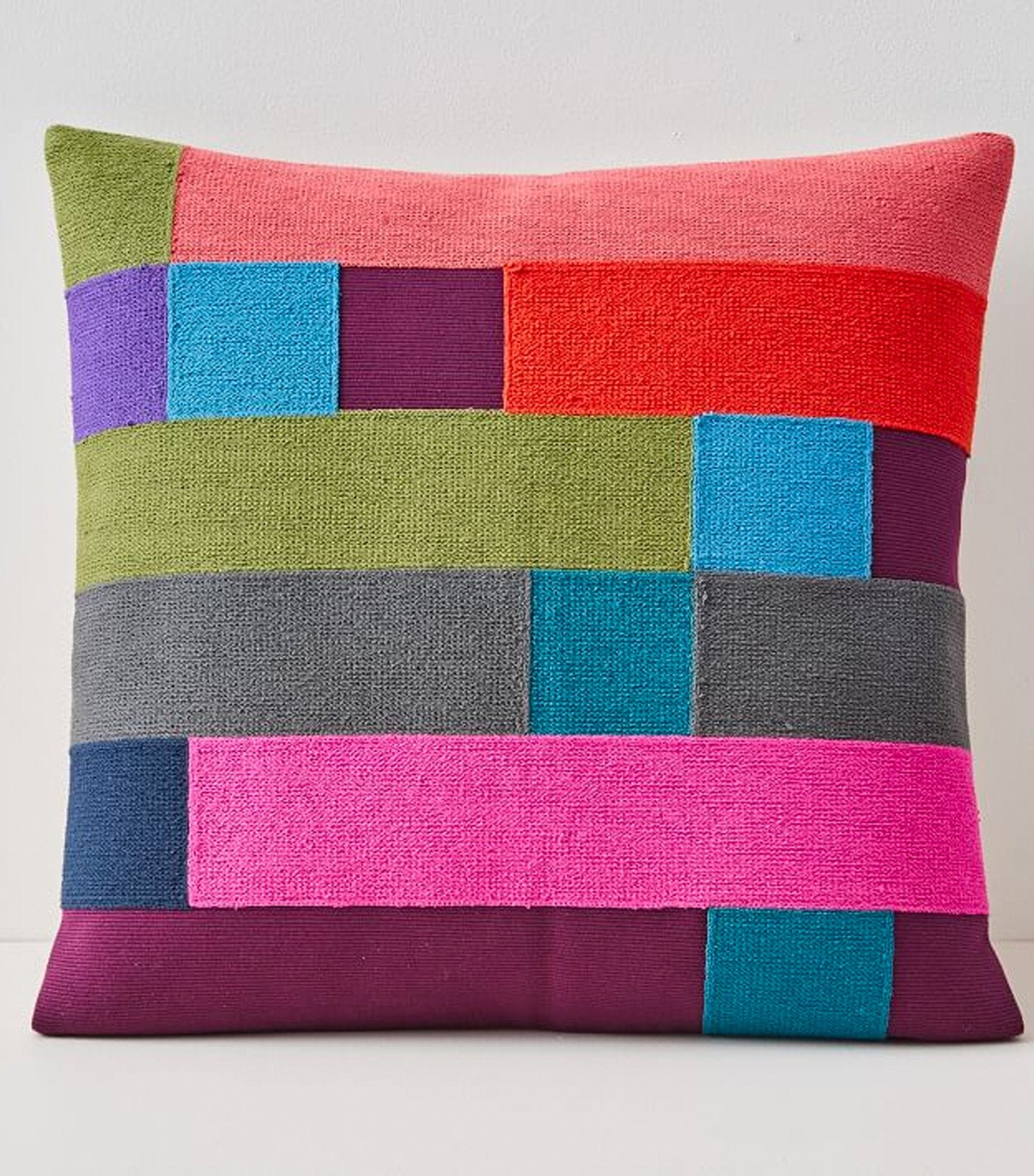 west elm Margot Selby Mixed Squares Pillow Cover
