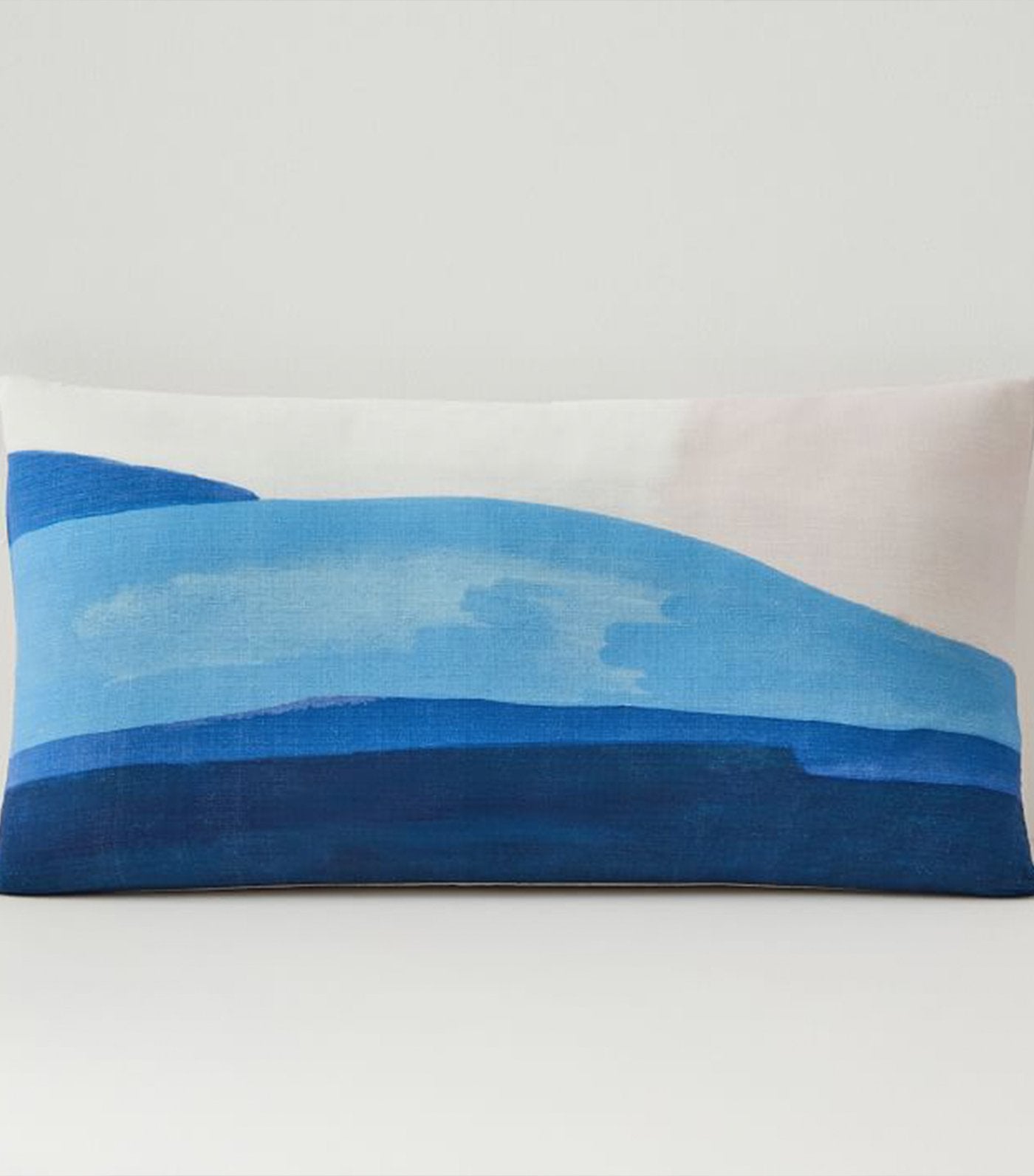 west elm bluebird painted canyon pillow cover 14x26