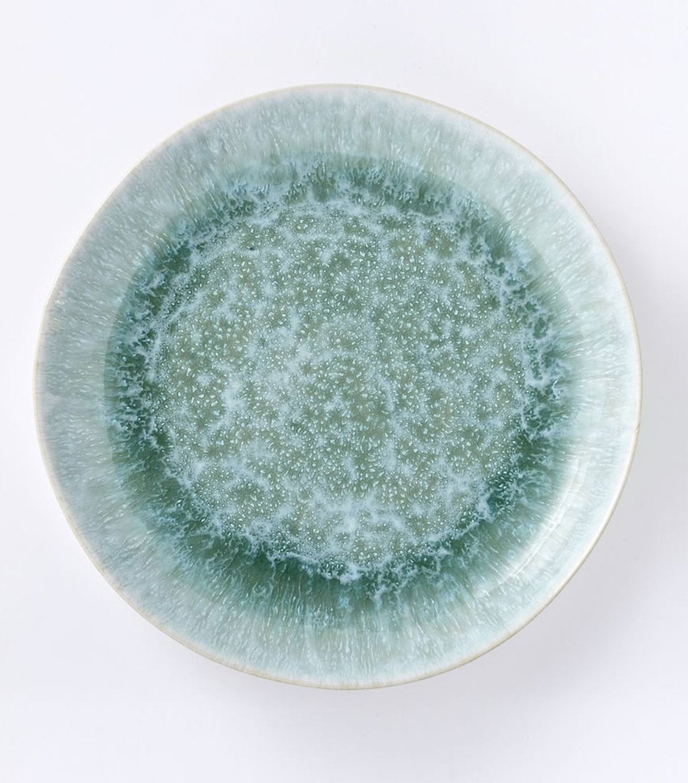 west elm dusty mint reactive glaze dinnerware collection