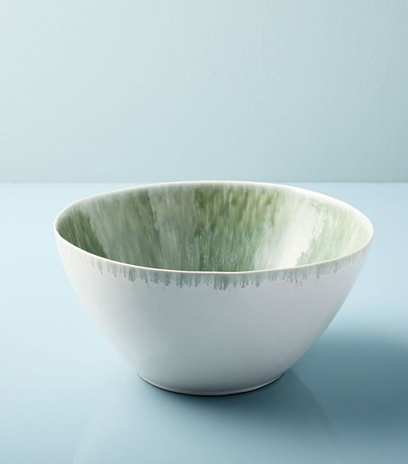 west elm dusty mint reactive glaze dinnerware collection