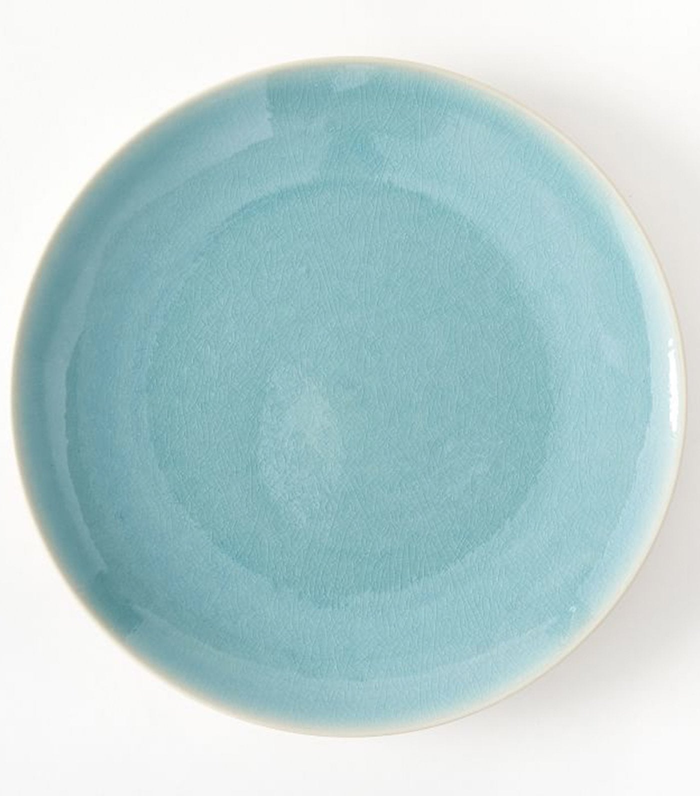 west elm turquoise dinner plate alta crackle gaze dinnerware collection