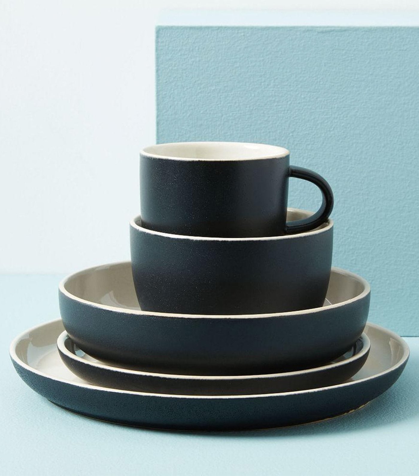 west elm black kaloh dinnerware collection 