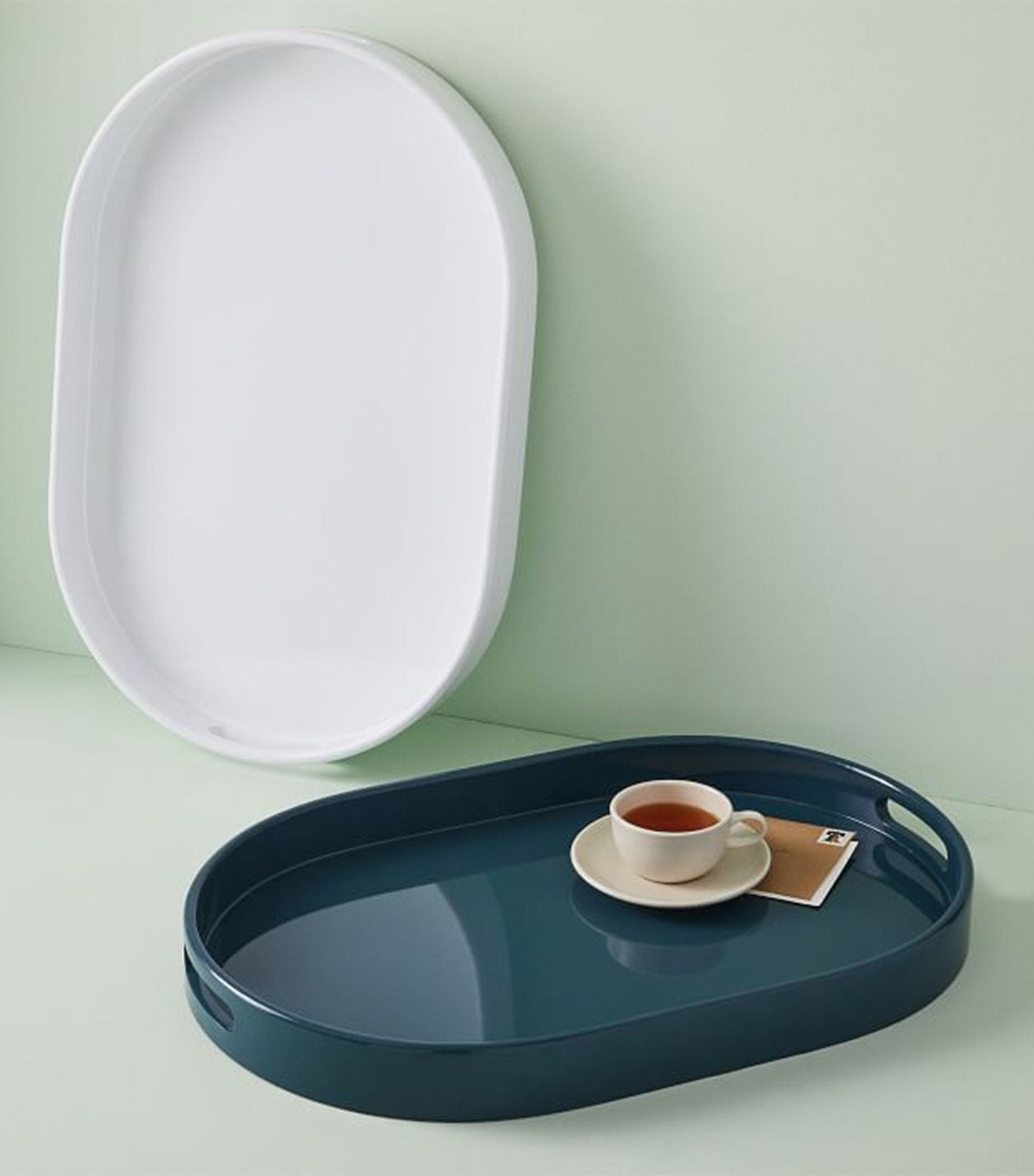 west elm curva lacquer large pill tray collection