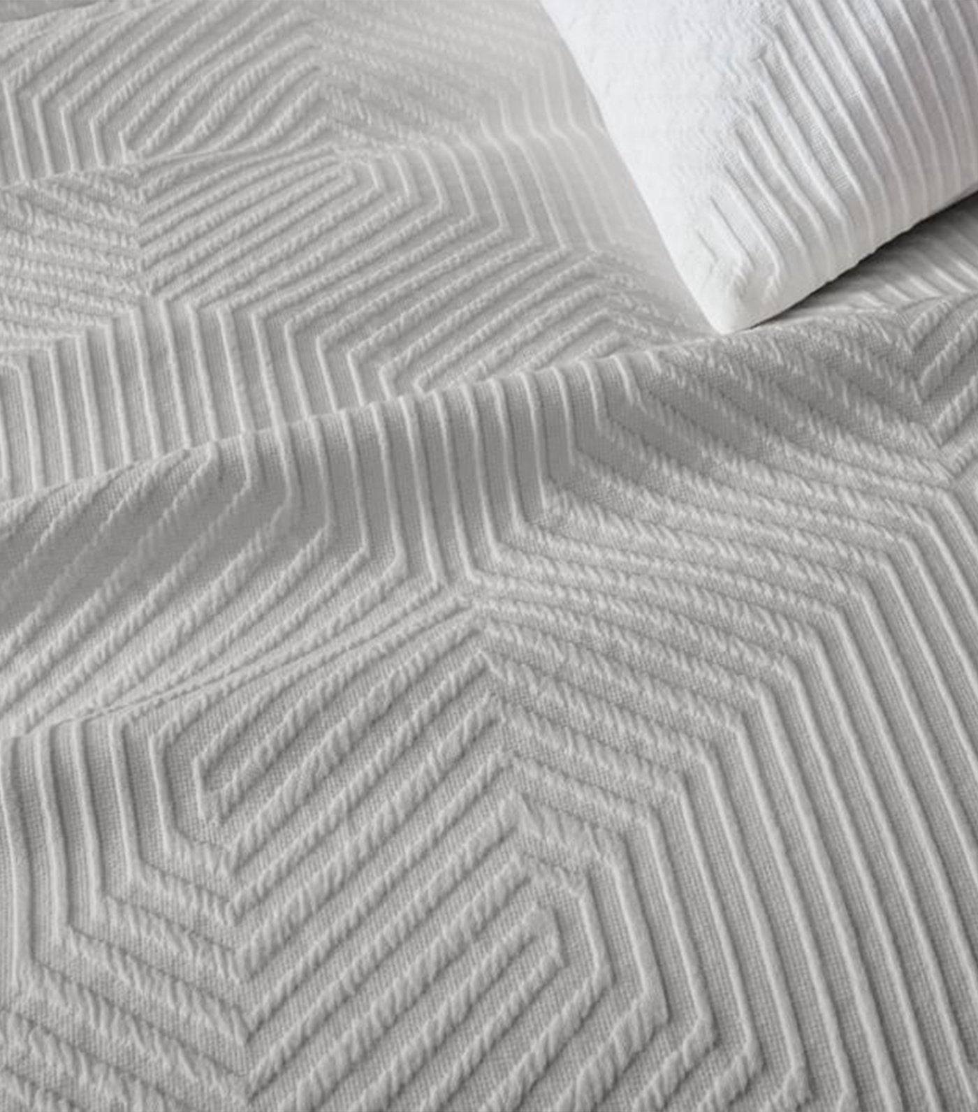 west elm stone gray modern geo duvet cover collection